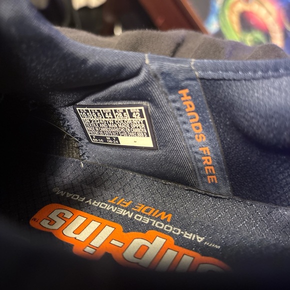 Skechers Navy and Orange Slip-On Shoes - Picture 3 of 3